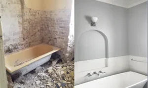 Bath install in London Flat