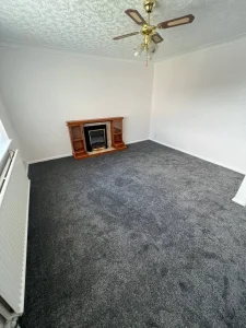 New carpet install in London sitting room