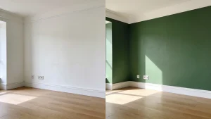 Before and After of London Handyman Pro paint job