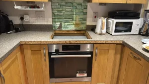 Custom Kitchen Worktop Before - London Handyman Pro